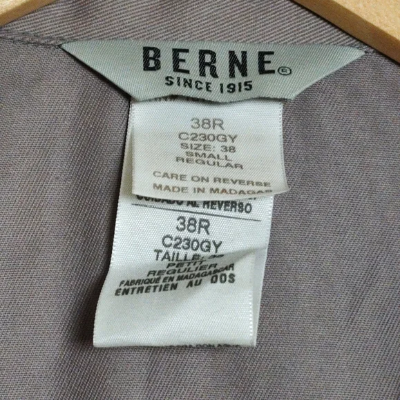 Berne Men's Gray Work Coveralls - Picture 4 of 14